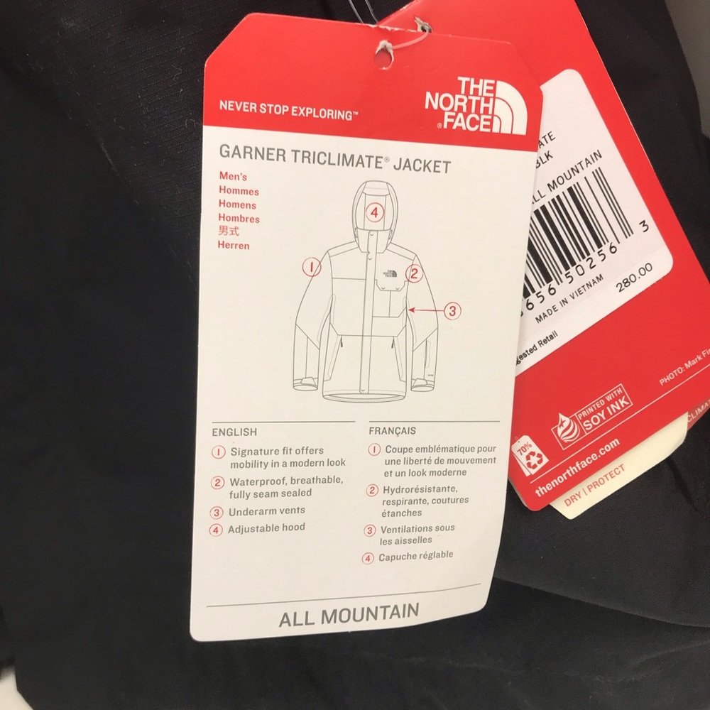 New The North Face Garner Triclimate Jacket - Picture 4 of 6